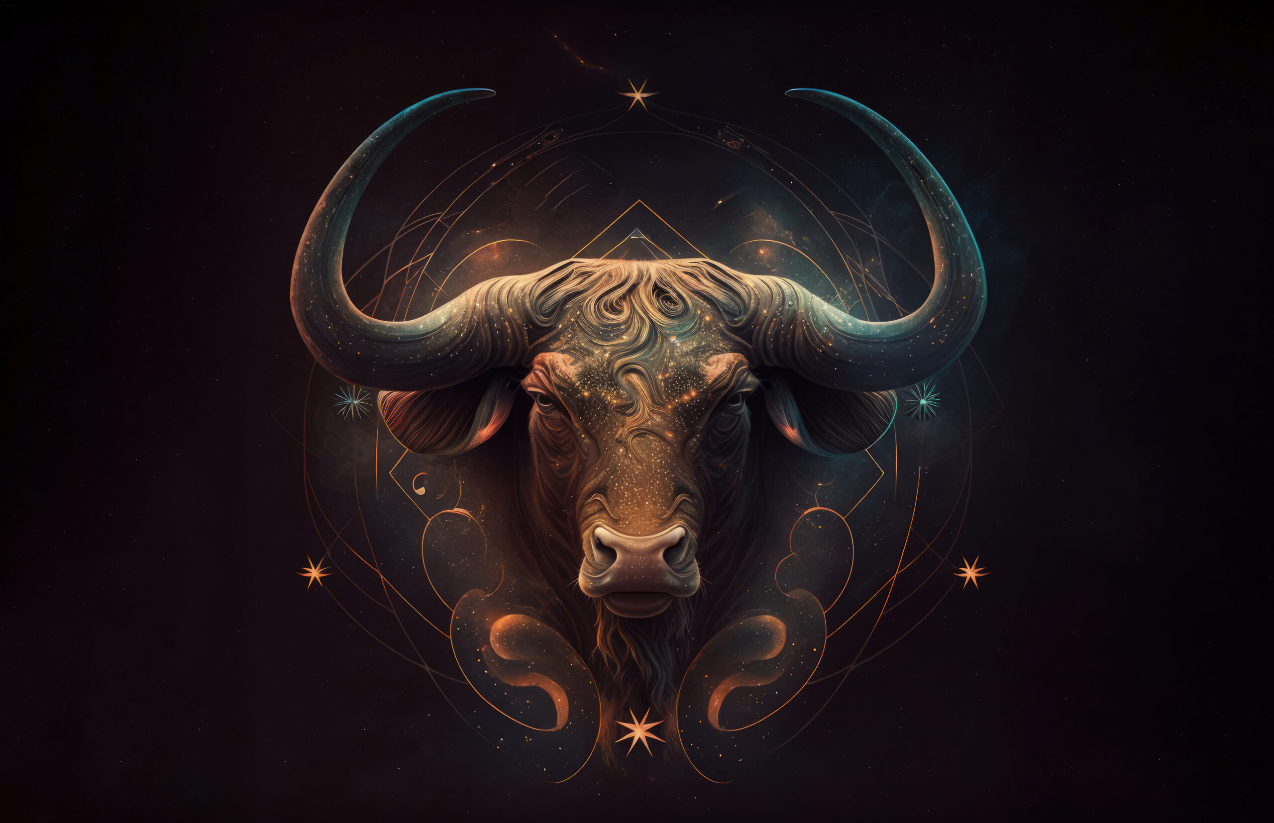 Hunters Moon 2026 — the Taurus bull beneath October's full moon