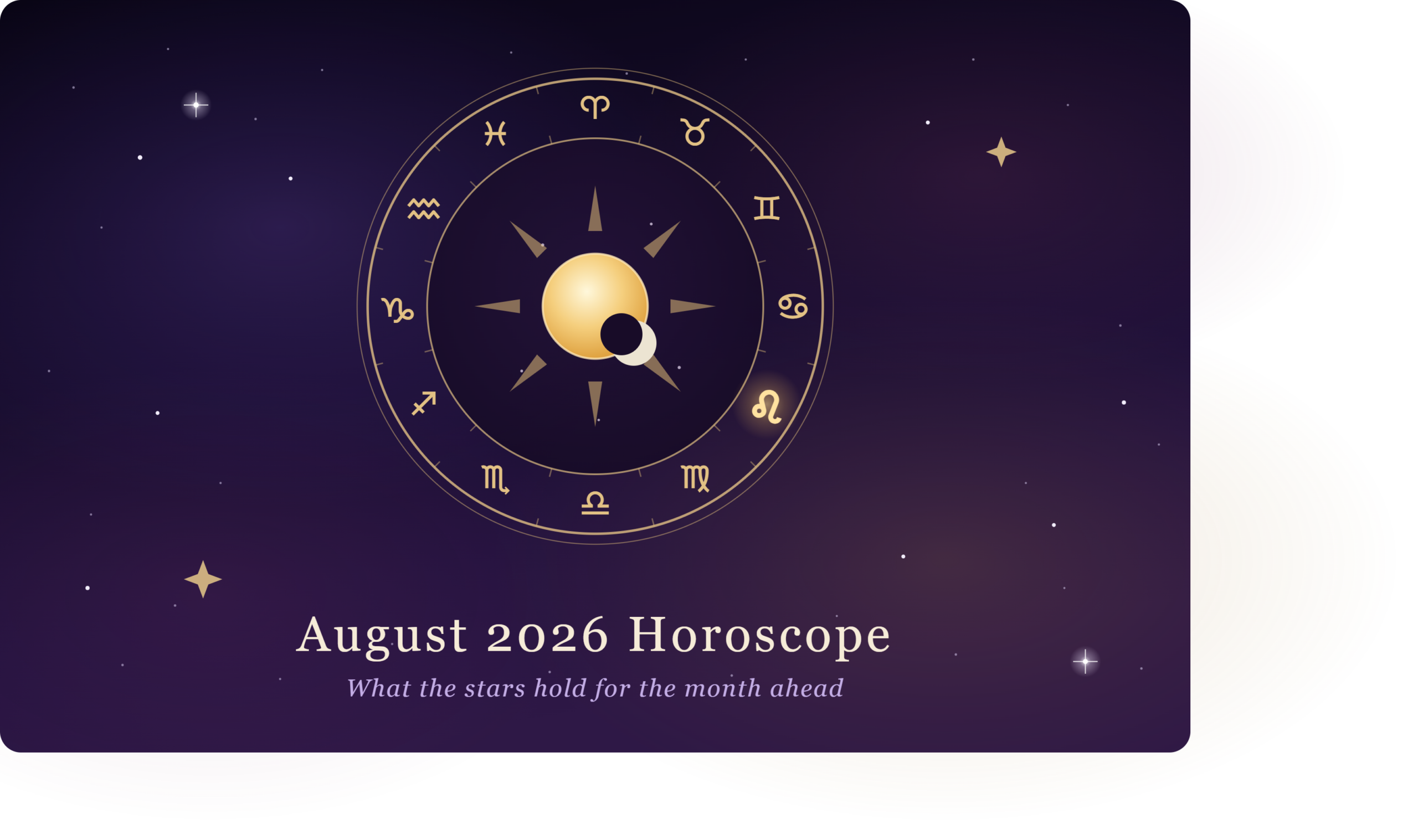 August 2026 Horoscope: Eclipse Month — What Every Zodiac Sign Needs to Know