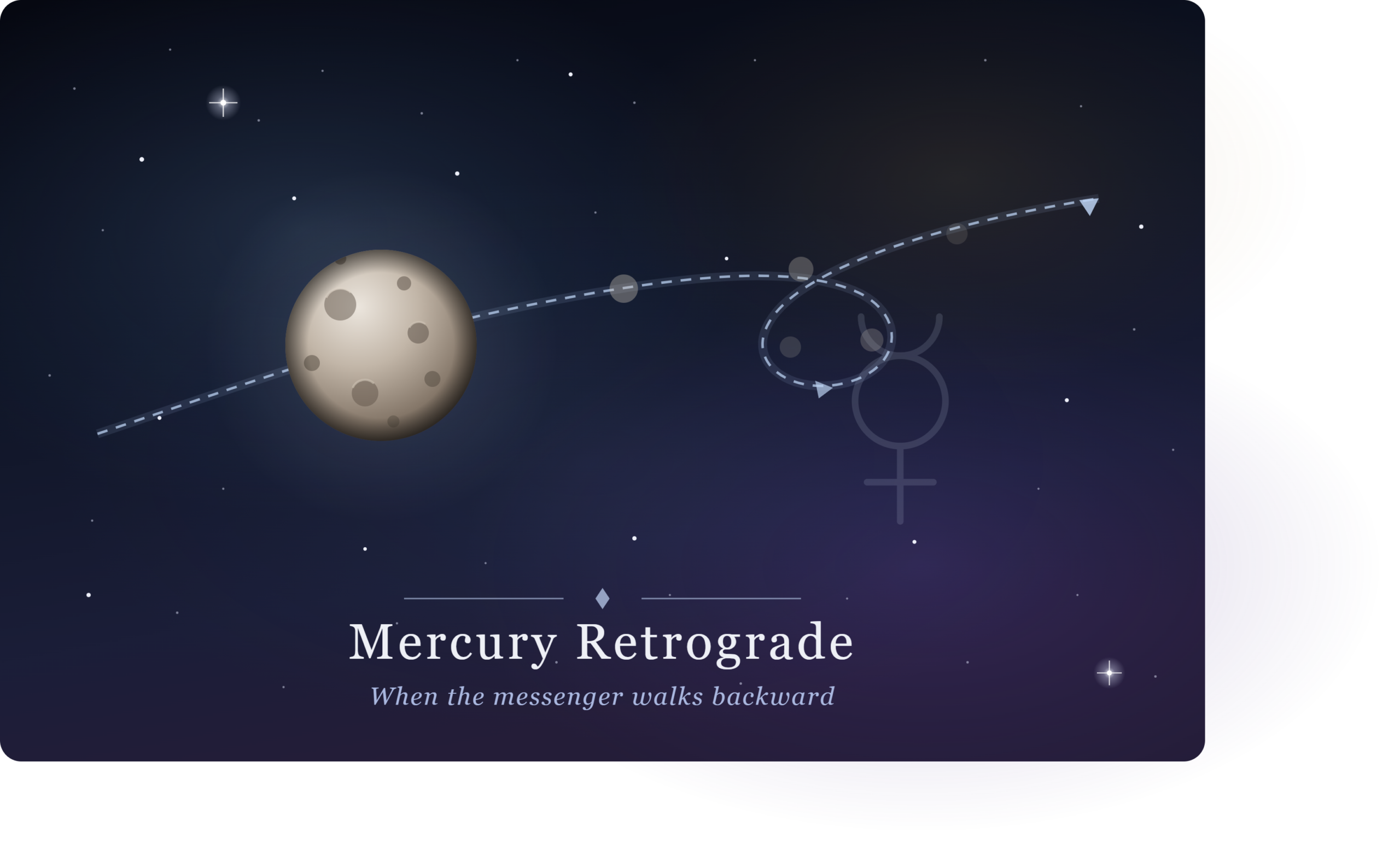 Mercury Retrograde October 2026 — the messenger planet turning backward through Scorpio